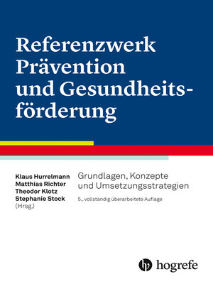 cover image of Referenzwerk Prävention und Gesundheitsförderung